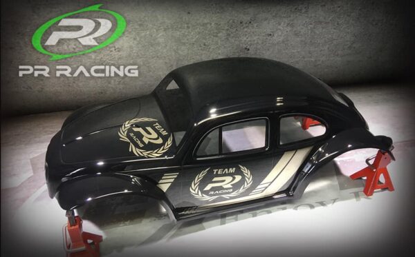 PR 1/10 RC Body Beetle Baja+Window sticker - Bild 2