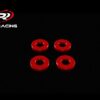 Red Aluminum Spacer - 0.9mm (4pcs)