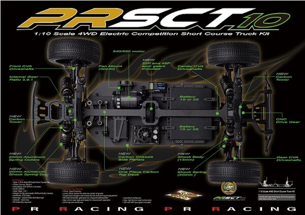 PR SCT 10 4WD Short Course Kit - Bild 3