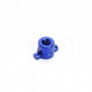 Aluminum CNC Ball Diff Nut Blue (1)