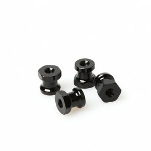 Aluminium Shock Stand off Set - Black (4)